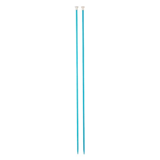 14" Anodized Aluminum Knitting Needles by Loops & Threads